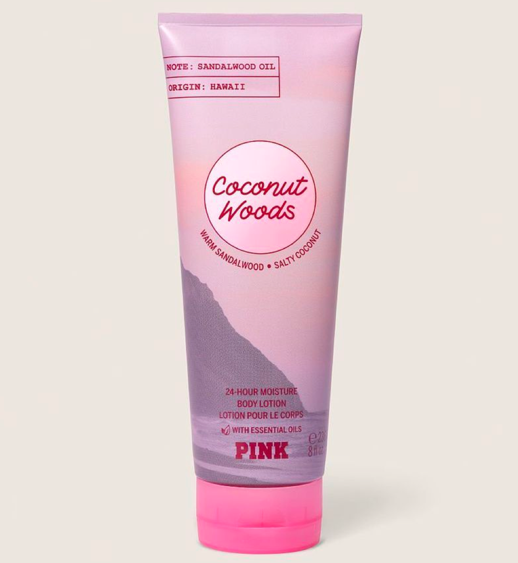 PINK Body Lotion - Coconut Woods