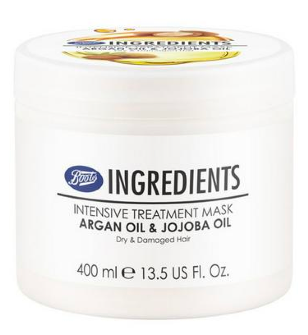 Boots Ingredients Intensive Treatment Mask Argan Oil & Jojoba Oil