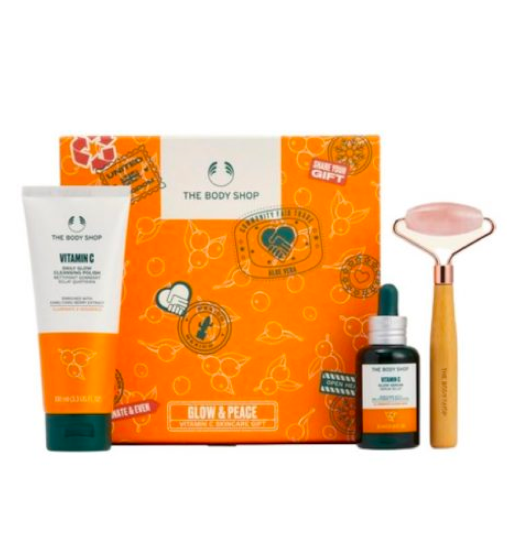 The Body Shop Glow & Peace Vitamin C Skincare Gift