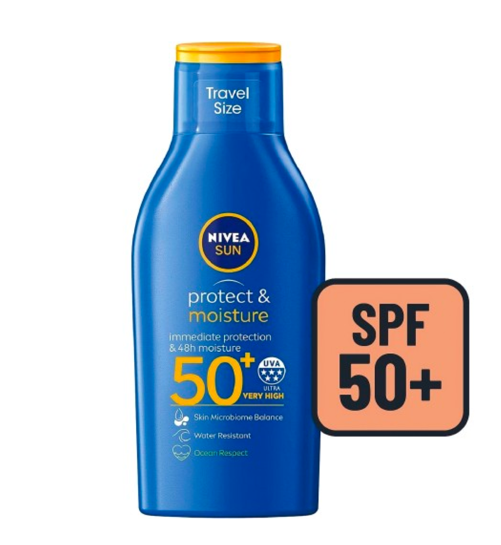 Nivea Sun Protect & Moisture Suncream Lotion SPF 50+