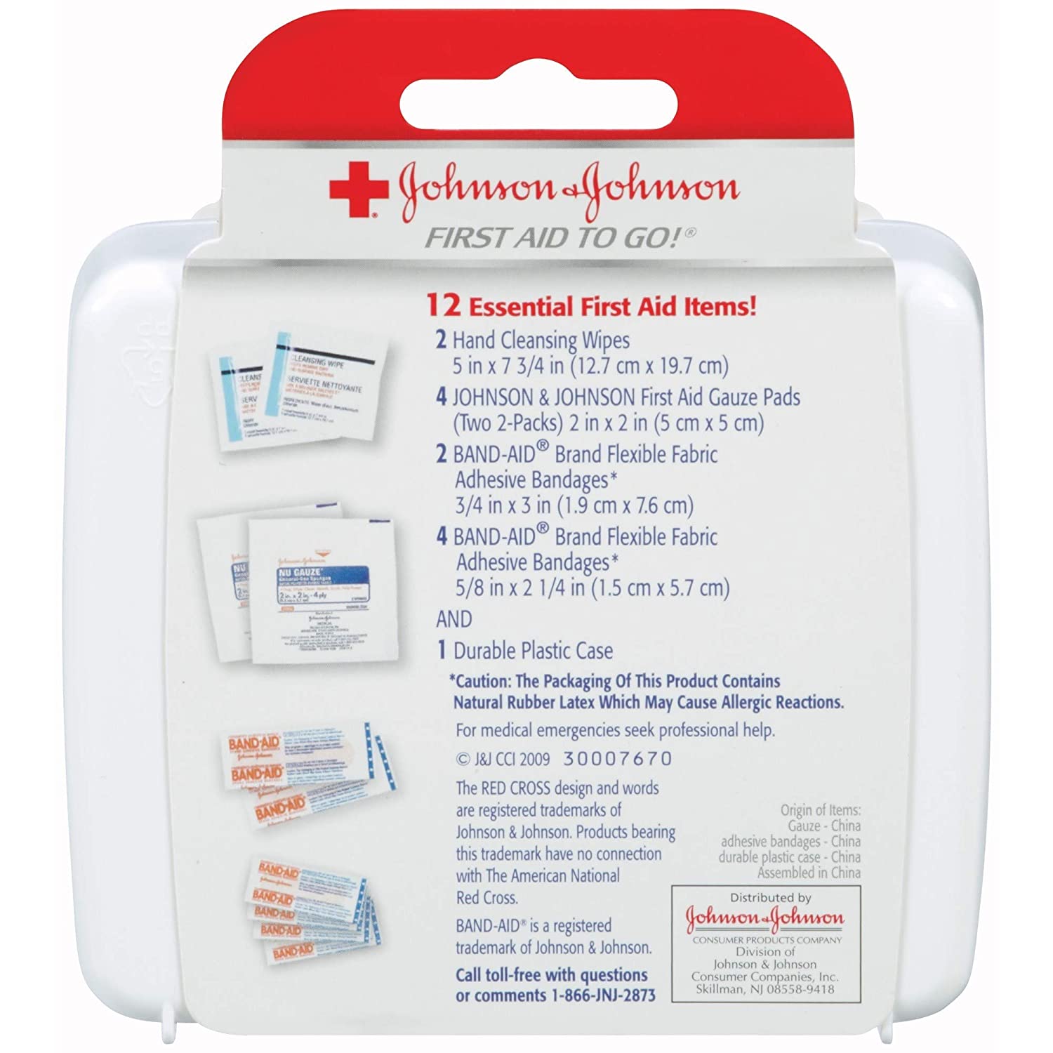 Johnson & Johnson Products Mini First Aid Kit