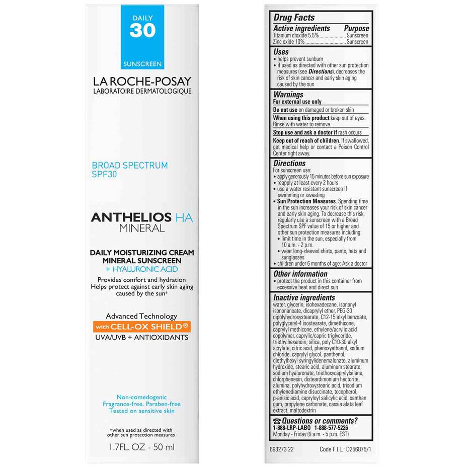 La Roche-Posay Anthelios HA Mineral Moisturizer with SPF 30