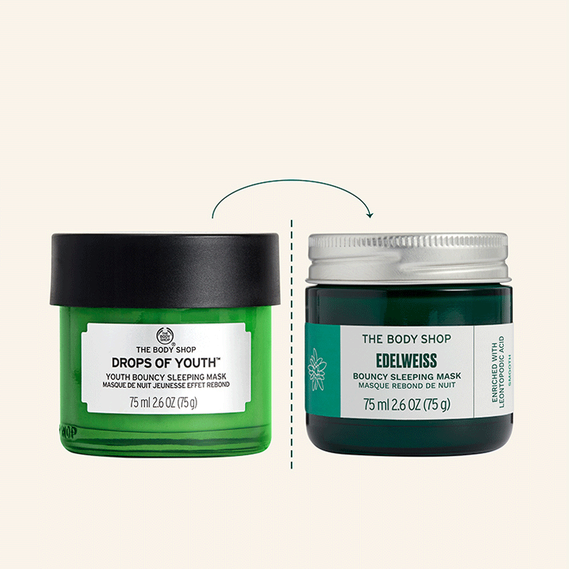 The Body Shop Edelweiss Bouncy Sleeping Mask