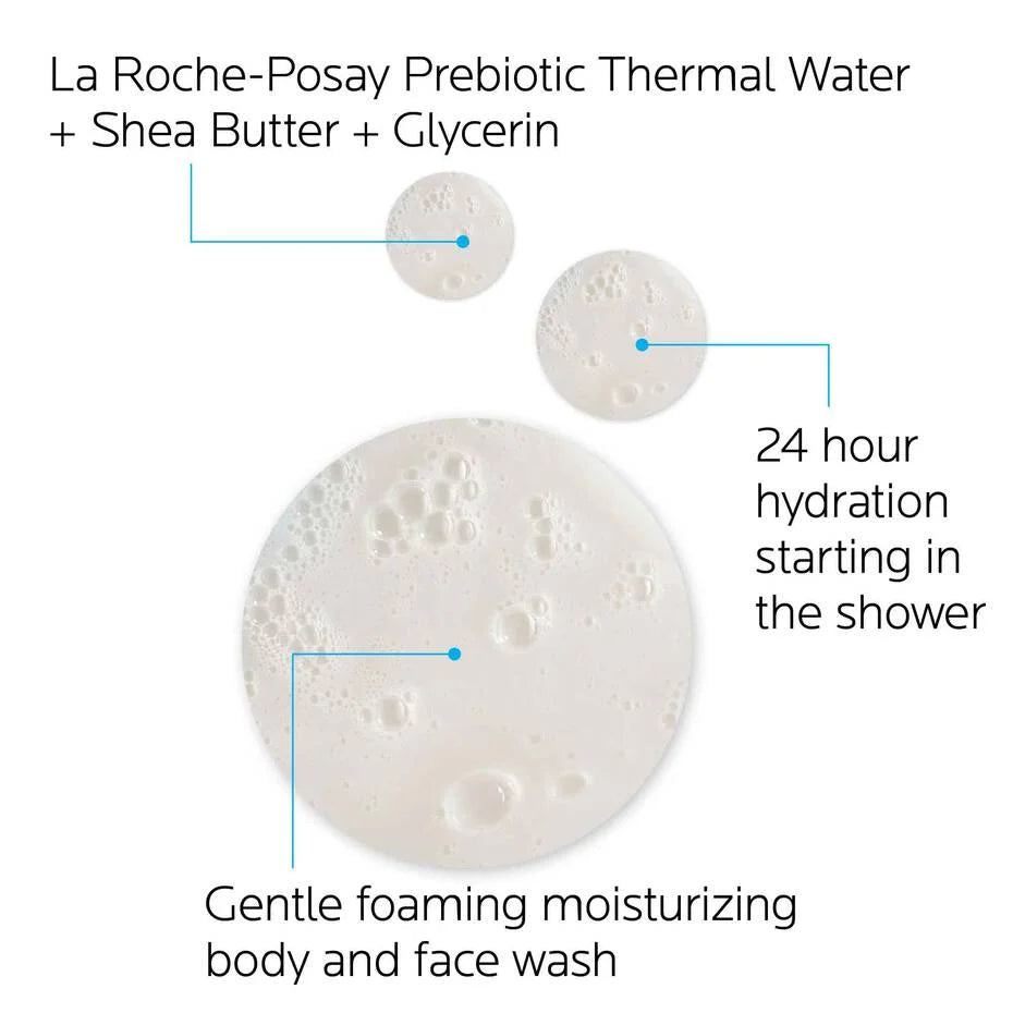 La Roche-Posay Lipikar Wash AP+ Gentle Foaming Moisturizing Body & Face Wash