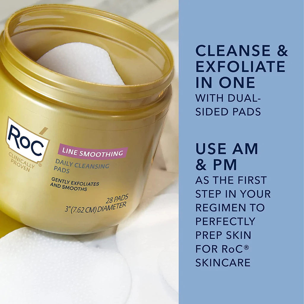 RoC Line Smoothing® Daily Cleansing Pads (Wipes)